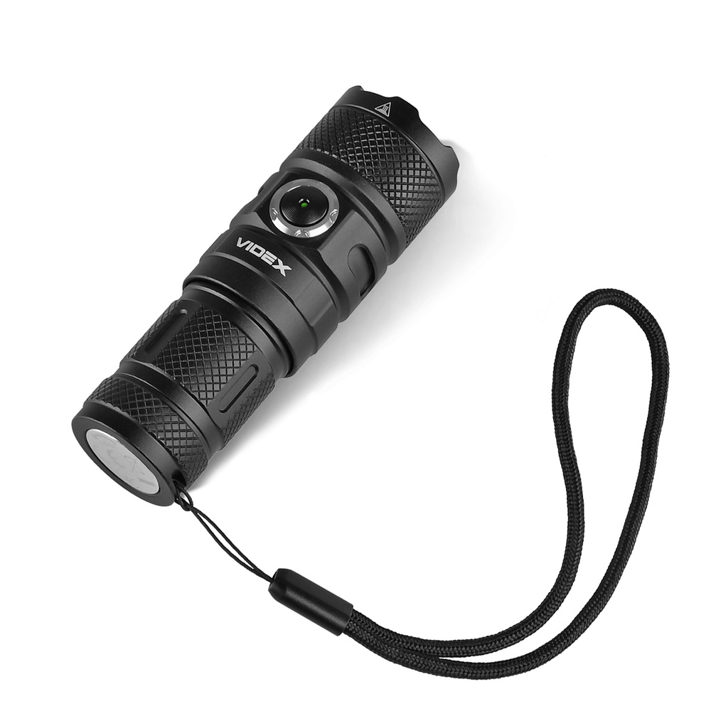 Latarka taktyczna Videx LED optyczna IP66 1500lm 6 trybów 5000k zasięg 220m
