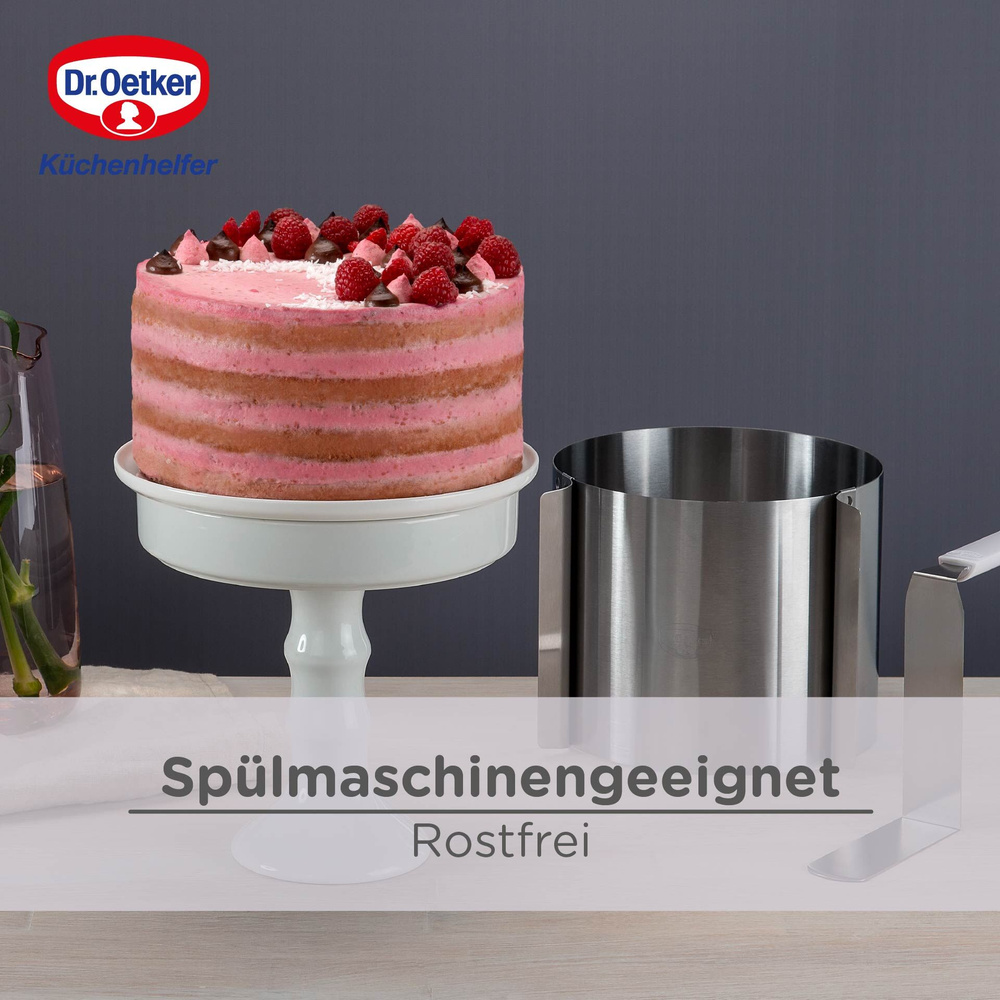 Forma do pieczenia wysoka, regulowana, Ø15 cm Dr. Oetker