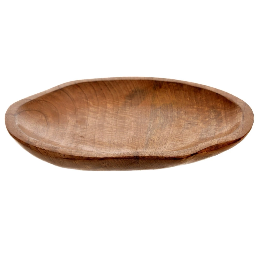 Talerz do serwowania drewniany MANGO 30x30 cm