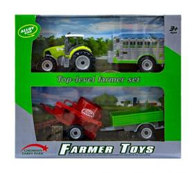 Traktor z wymiennymi przyczepami