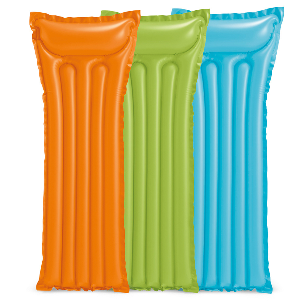 Materac dmuchany do pływania plażowy 183 x 69 cm INTEX 59703 niebieski 