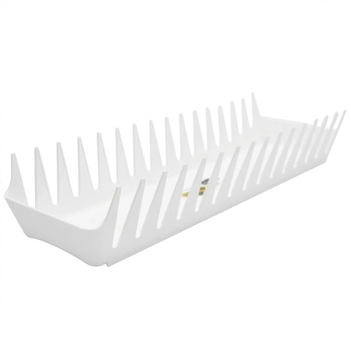 Stojak ociekacz na talerze plastikowy biały 39 cm