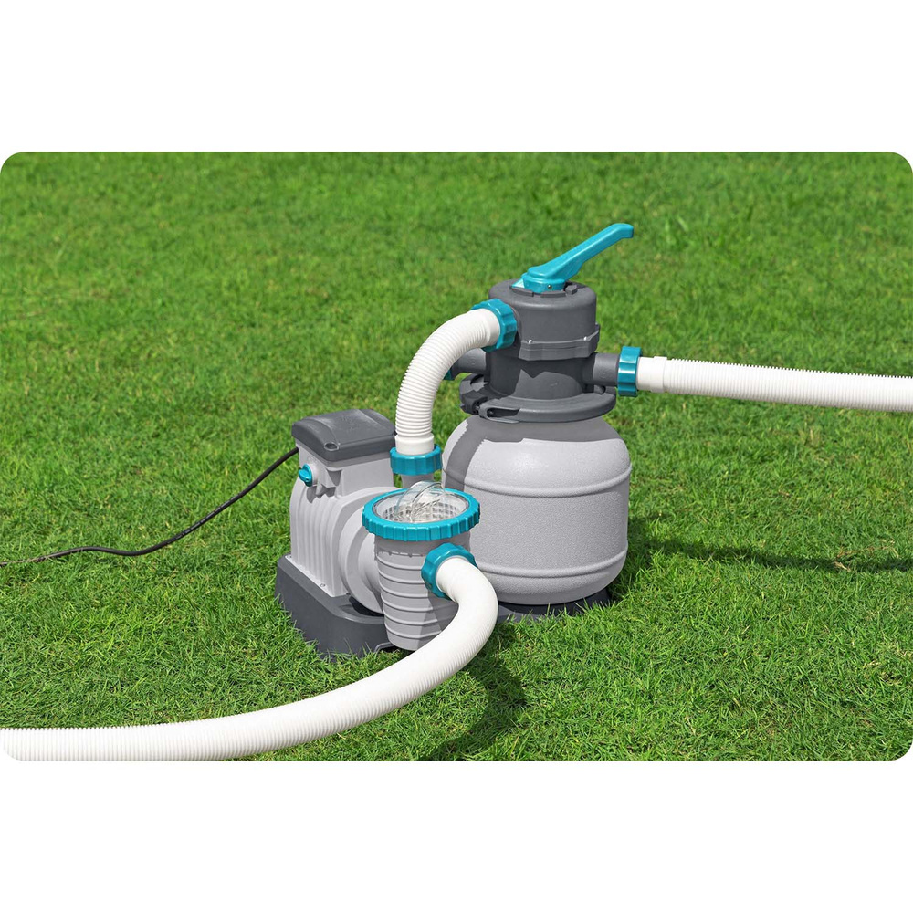 Pompa piaskowa 6056 l/h + piasek 25kg Bestway 58497