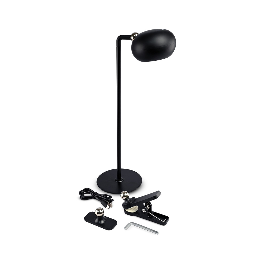 Lampa biurkowa LED z akumulatorem VIDEX VLE-TF18B czarna