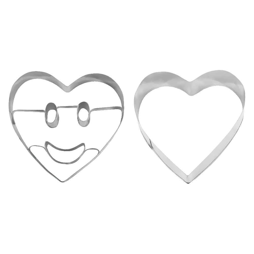 Foremka  wykrawacz serce 2 sztuki do ciast piernika - Zenker 42892