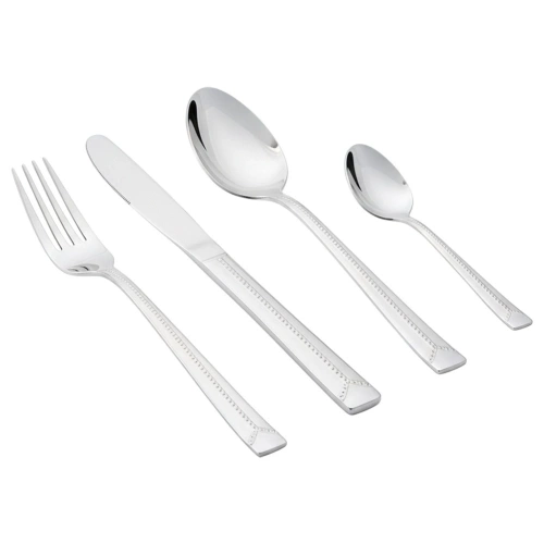 Zestaw sztućców stalowy dla 6 osób 24 el.