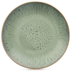 Talerz deserowy ceramiczny zielony GLAZE 20,5 cm