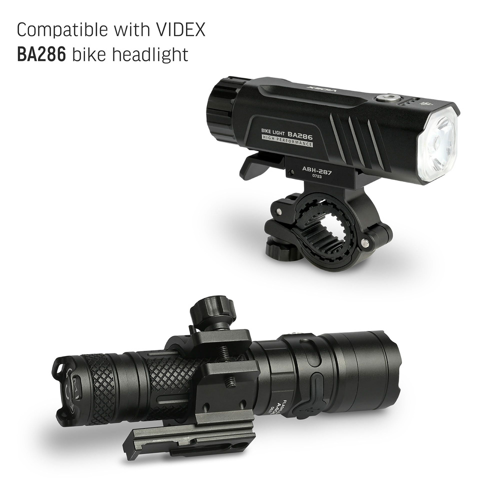 Uchwyt rowerowy do latarek Videx o średnicy 20-28mm aluminium szybki montaż