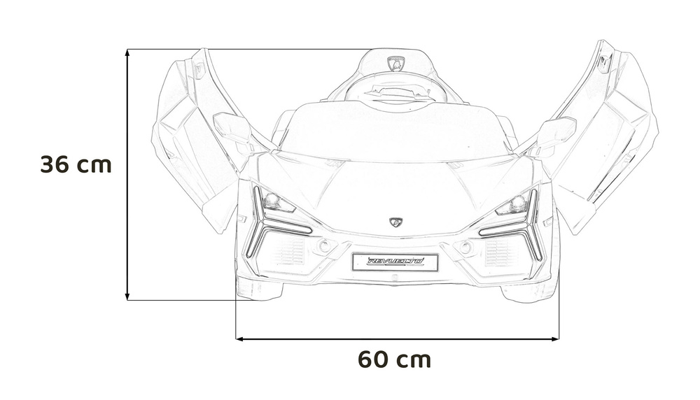 Pojazd Lamborghini Revuelto Czerwony