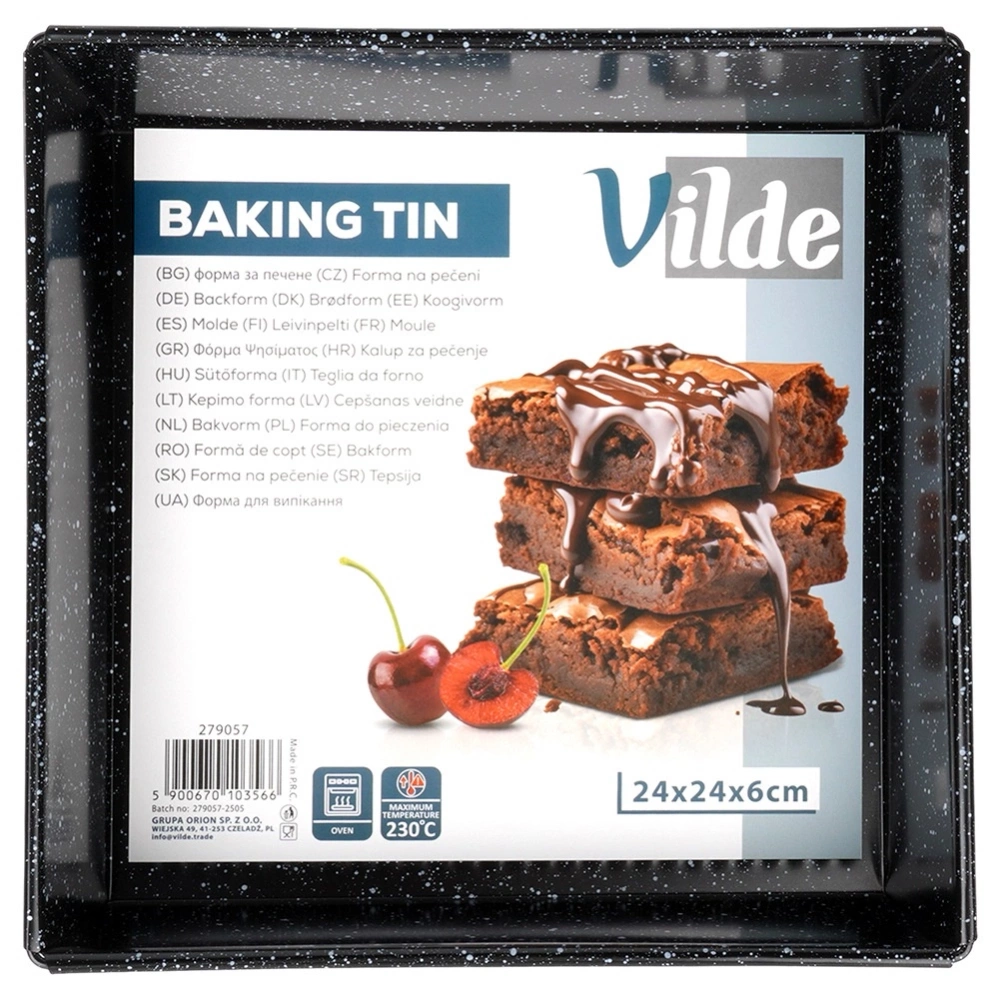 Forma do pieczenia granitowa 24x24x6 cm
