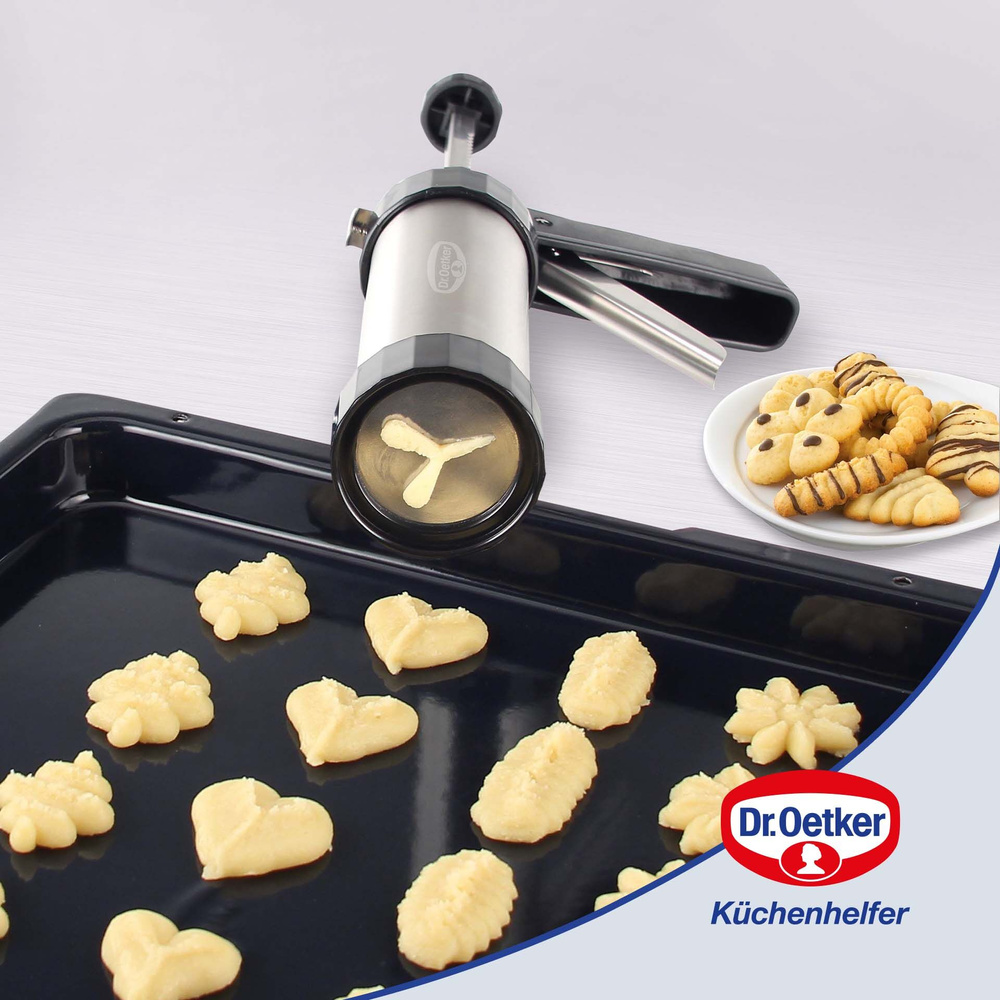 Praska do ciastek z 12 formami – idealny pomocnik w kuchni Dr. Oetker