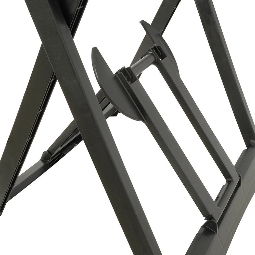 Suszarka na pranie czarna rozkładana XXL 200 cm