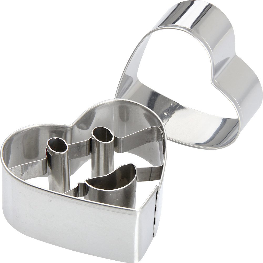 Foremka  wykrawacz serce 2 sztuki do ciast piernika - Zenker 42892