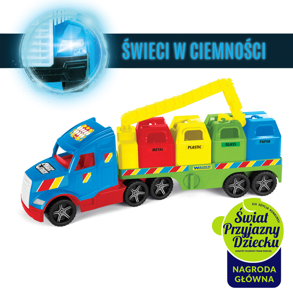 Magic Truck Basic śmieciarka recycling