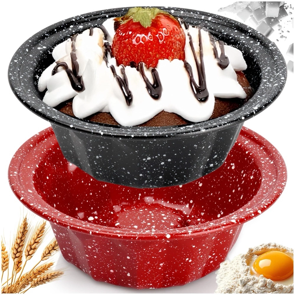 Forma do babki granitowa z kominem 12 cm 2 szt.