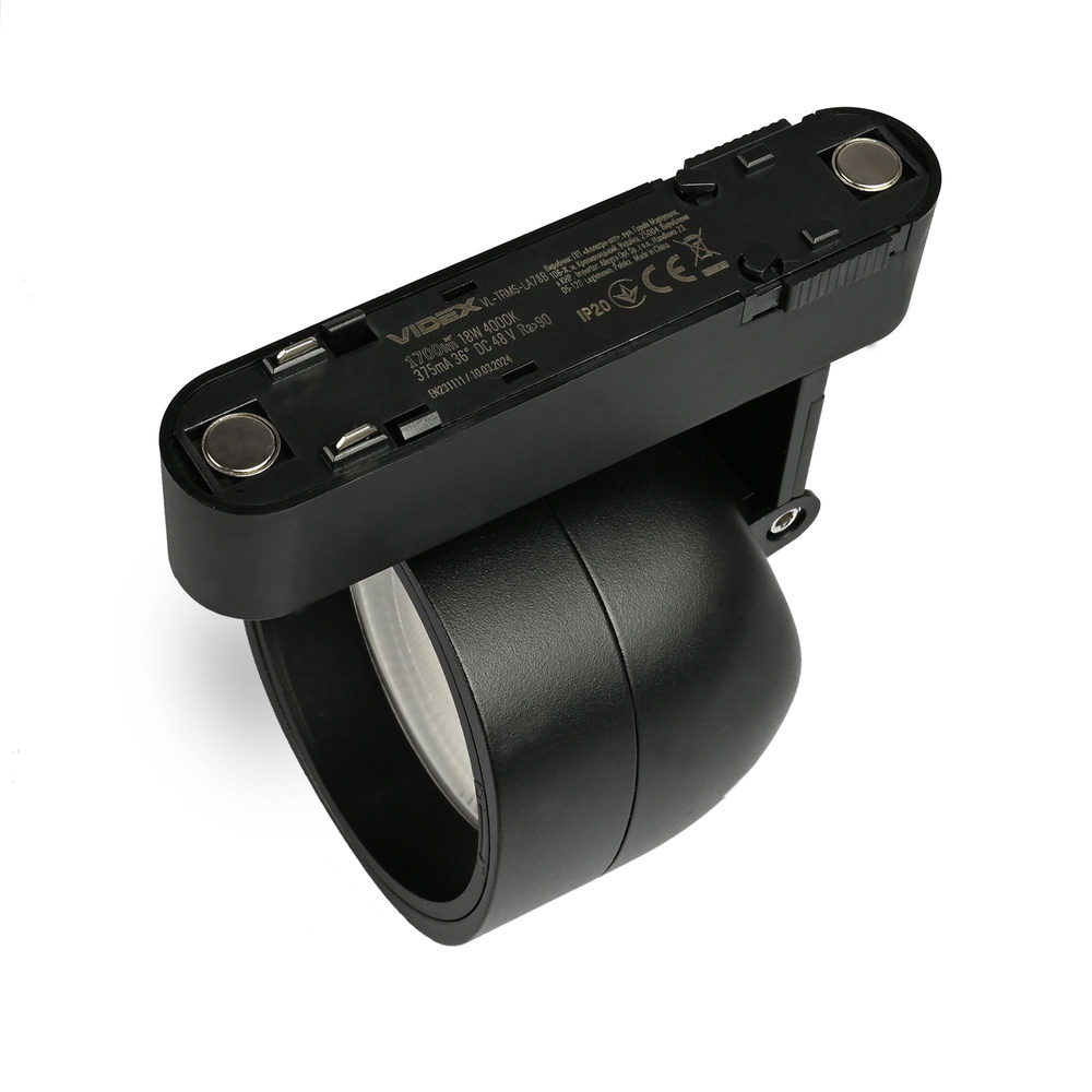 Lampa Videx LED 18W 1700lm 4000K Neutralny CRI90 36° Czarna