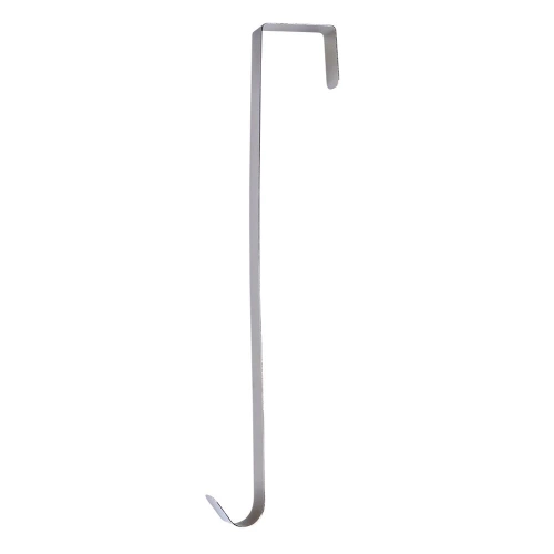 Wieszak na wianek metalowy srebrny 30 cm