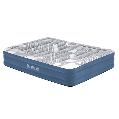 Bestway 2os wygodny materaca Queen 203x152x36cm wbudowana pompka  6712Y
