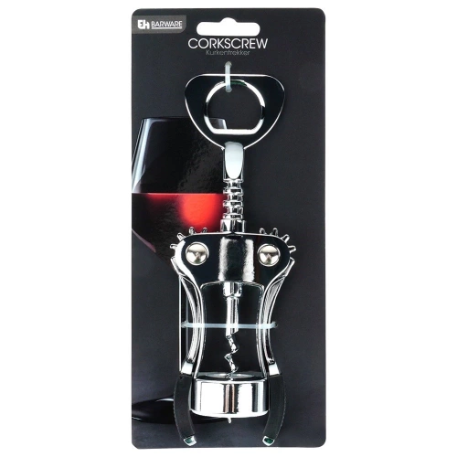 Korkociąg do wina metalowy 19,5 cm
