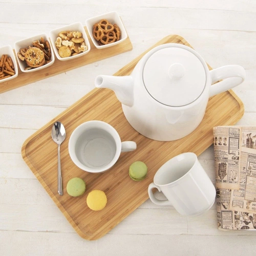 Taca do serwowania bambusowa 44x25x1,5 cm