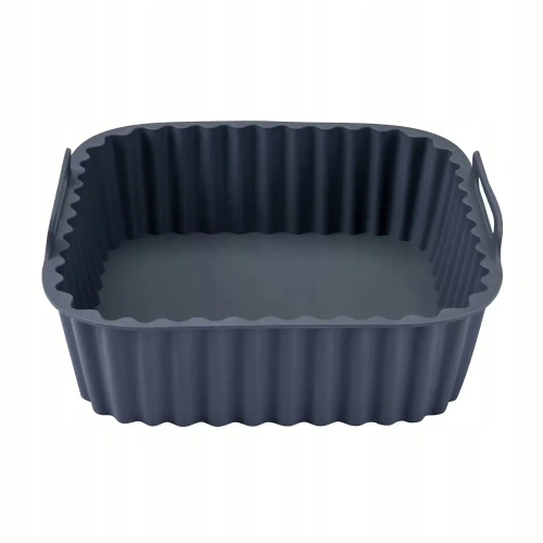 Wkład silikonowy kwadratowy 15x15 cm szary do frytkownicy Fackelmann