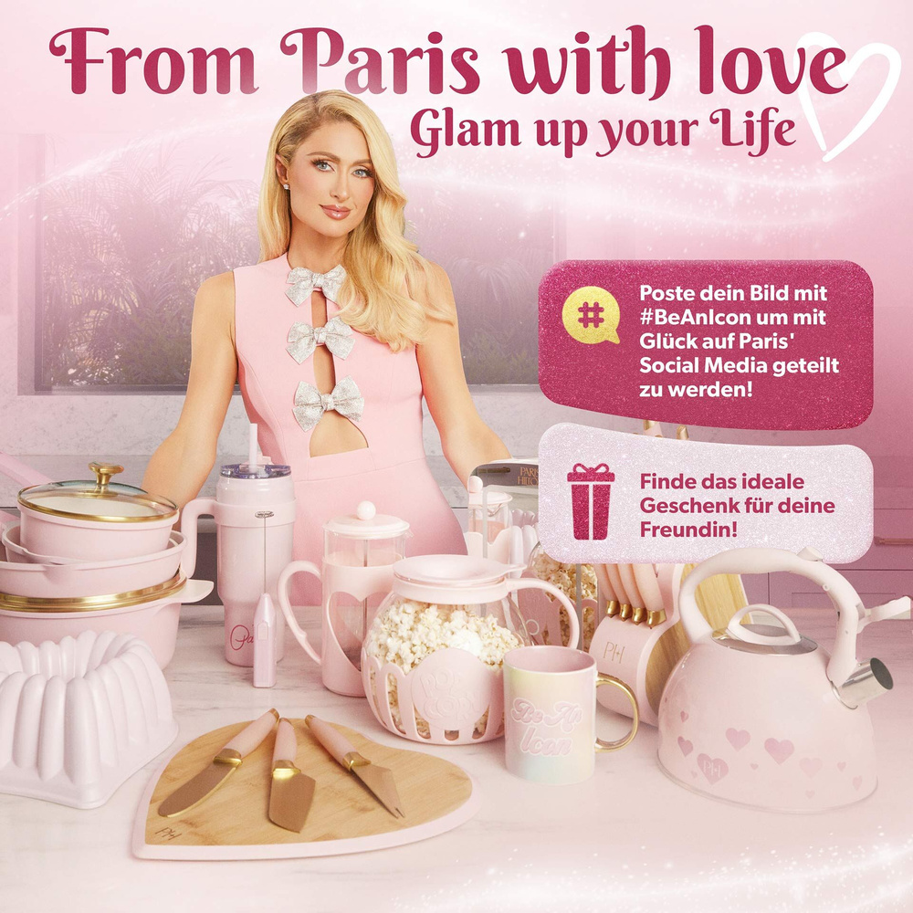 Różowy kubek 1L Paris Hilton Różowy kubek 1L Paris Hilton Termosowy kubek na wynos – do każdego napoju