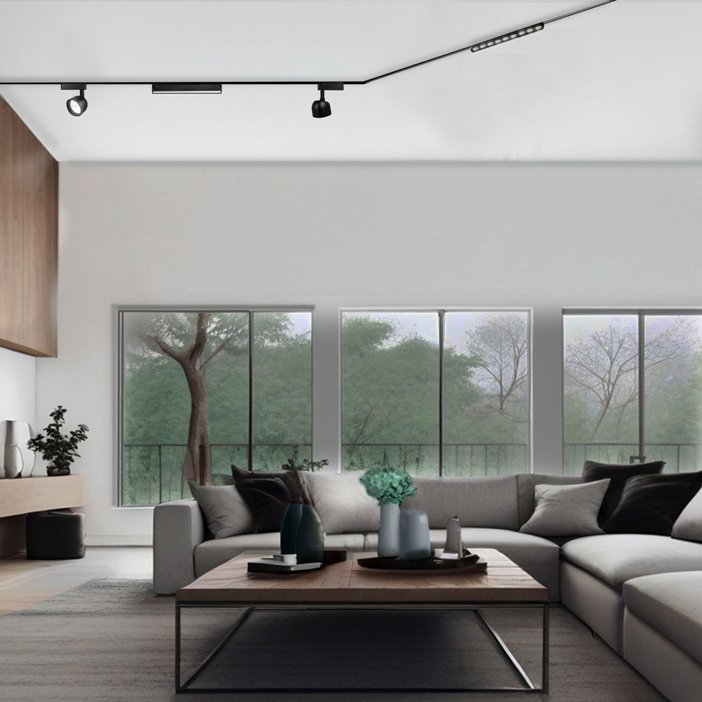 LED do magnetycznego systemu szynowego VIDEX czarny 5,5W 4000K