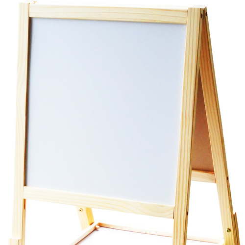 2w1 Dwustronna tablica  magnetyczna kredowa drewniana duża