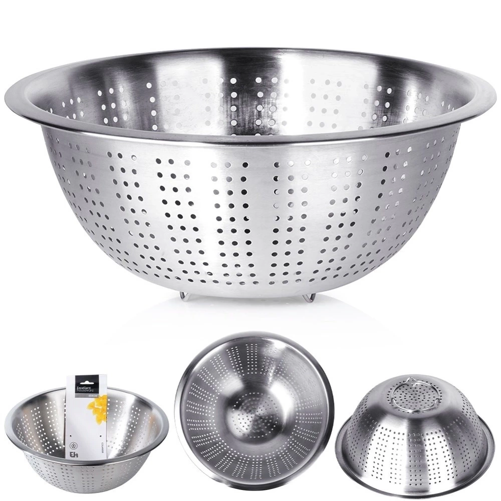 Cedzak kuchenny stalowy 28 cm
