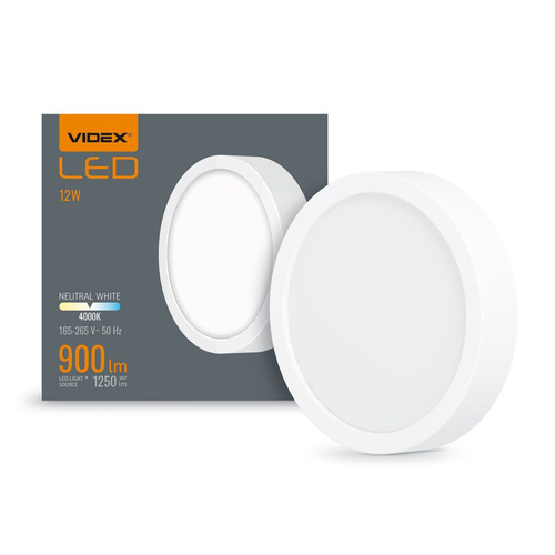Oprawa oświetleniowa LED typu downlight VIDEX-DOWNLIGHT-LED-DLRS-12W-NW