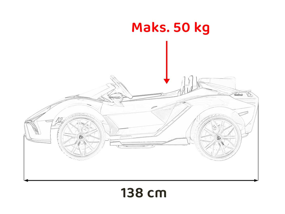 Pojazd Lamborghini SIAN Niebieski