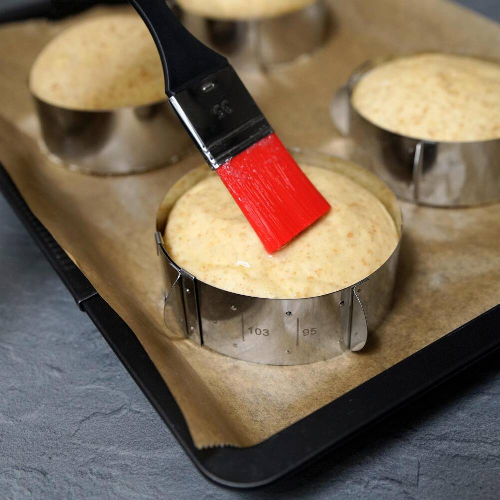 Obręcz regulowane pierścienie deserowe do serwowania ciast deserów bułekFACKELMANN 21601