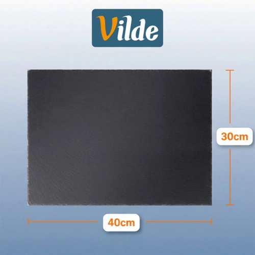 Taca do serwowania kamienna łupek prostokątna 40x30 cm