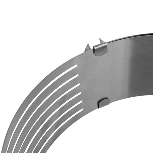 Obręcz do krojenia biszkoptu regulowana stalowa 7-warstwowa 24-30 cm