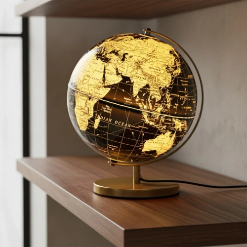Lampka stołowa globus 31cm
