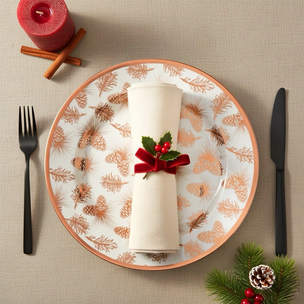 Podtalerz biały miedziany 33 cm