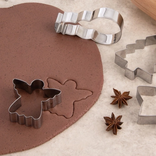 Wykrawacze do ciastek stalowe 6 szt.