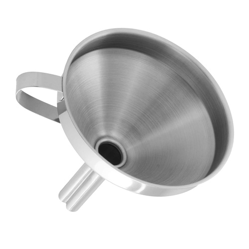 Lejek ze stali nierdzewnej - idealne narzędzie do napełniania płynów  Ø10 cm FACKELMANN