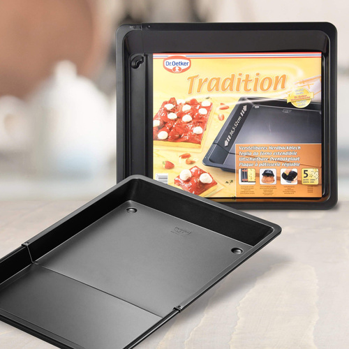 Forma do pieczenia regulowana 37-52 cm, wysokość 3 cm Dr. Oetker