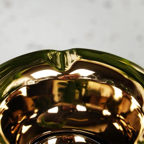 Popielniczka dolomit złota okrągła 11 cm