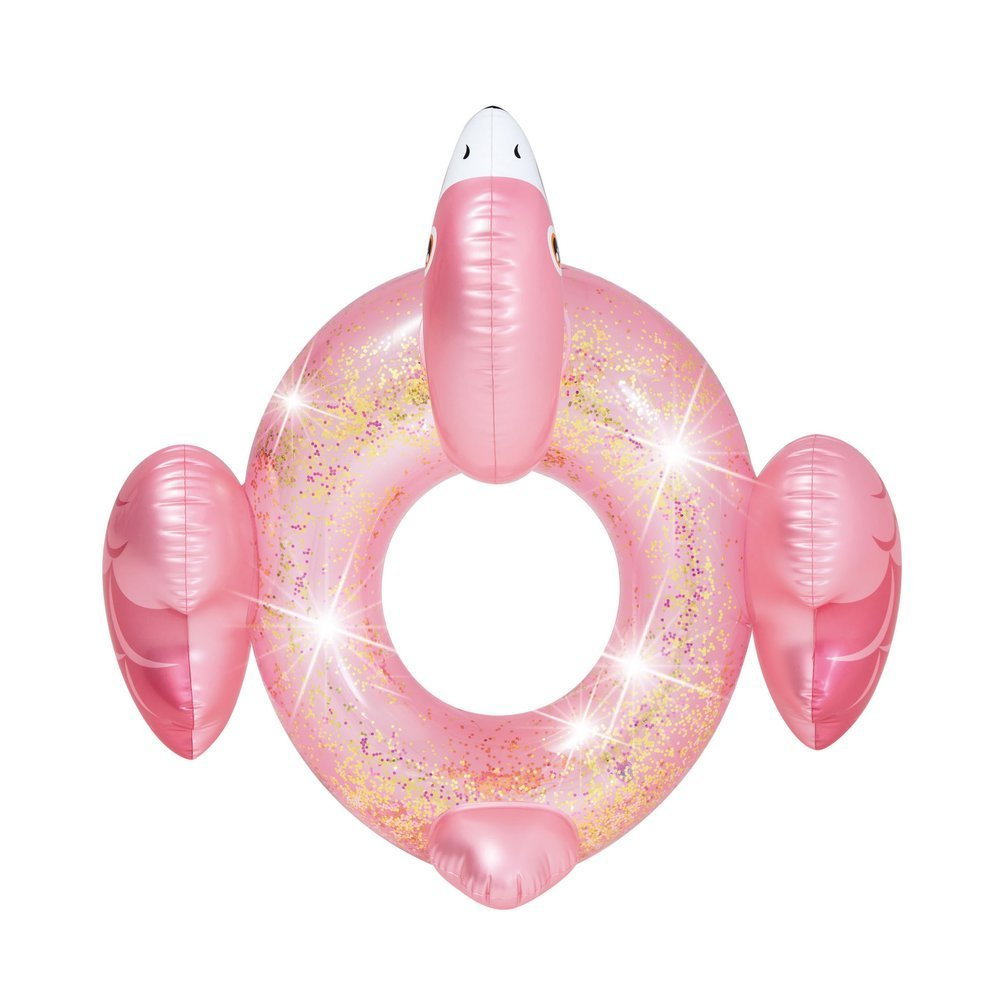 Dmuchany Flaming duża zabawka do pływania 99x89x71 cm INTEX 56251