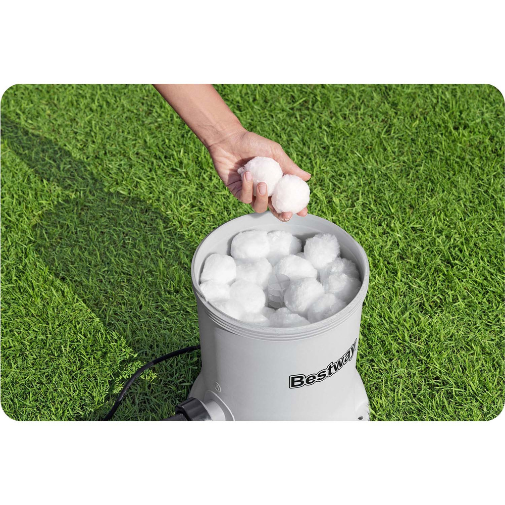 Bestway Pompa filtrująca do basenu 5678 l/h na kulki filtracyjne 58870