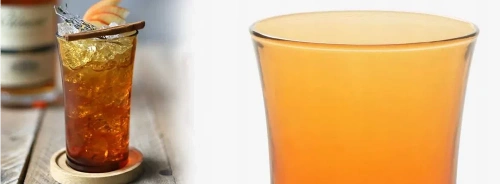 Szklanki do napojów 210 ml pomarańczowe zestaw 6 szt. Duralex