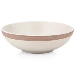 Talerz obiadowy głęboki ceramiczny beżowy ARTHENA BEIGE 20 cm, 900 ml