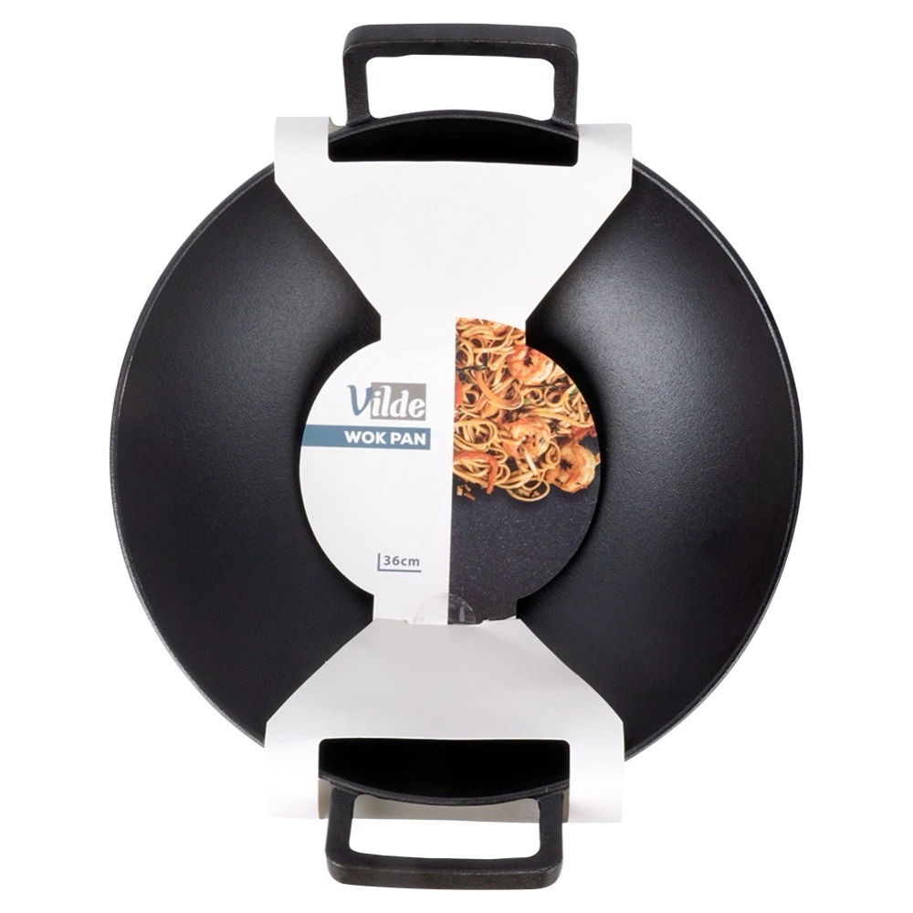 Patelnia wok żeliwna CAST LINE 36 cm