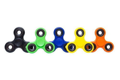 Fidget spinner trójramienny 7,5 cm różne kolory