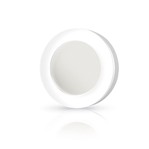 KINKIET PLAFON ZEWNĘTRZNY LED Okrągła Biały Nowoczesny Design 15W IP65