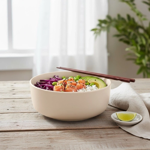 Miseczka ceramiczna kremowa SKANDI 16 cm, 830 ml