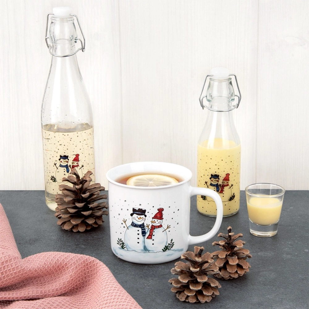 Kubek ceramiczny bałwan 470 ml