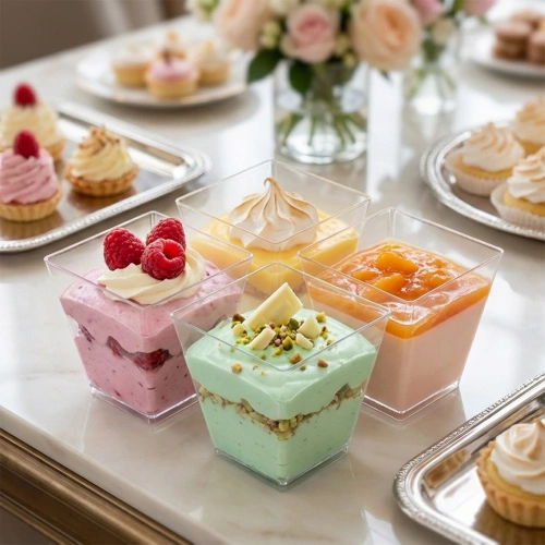 Pucharki na desery, przekąski 180 ml 6 szt.